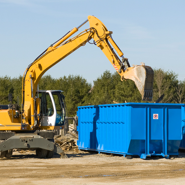 are there any restrictions on where a residential dumpster can be placed in Bettendorf IA